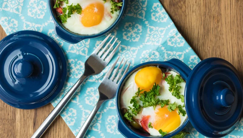 Oeufs cocotte végétariens