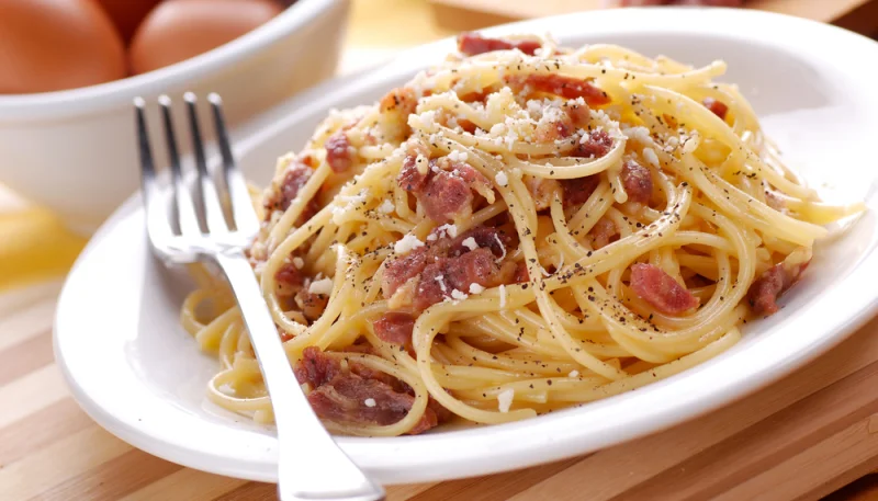 Spaghetti à la carbonara
