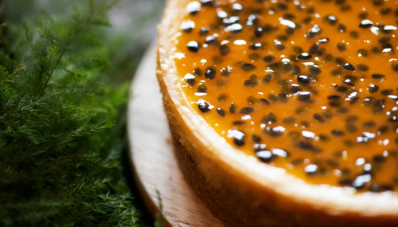 Tarte au fruit de la passion