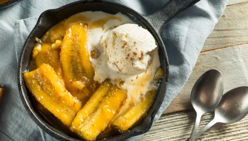 Bananes flambées au rhum