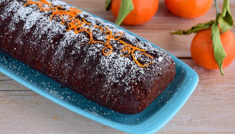 Cake au chocolat et à la clémentine