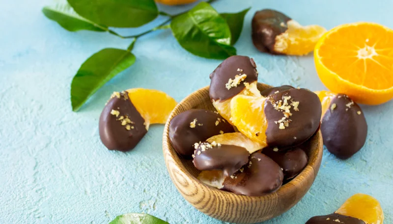 Clémentines au chocolat