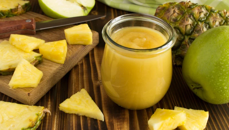Compote pomme ananas