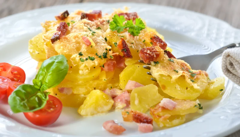 Gratin dauphinois aux lardons