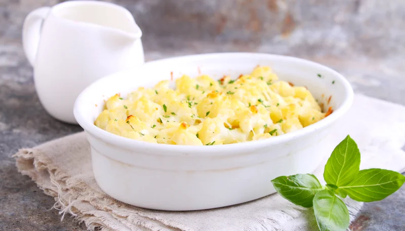 Gratin de chou-fleur à la raclette
