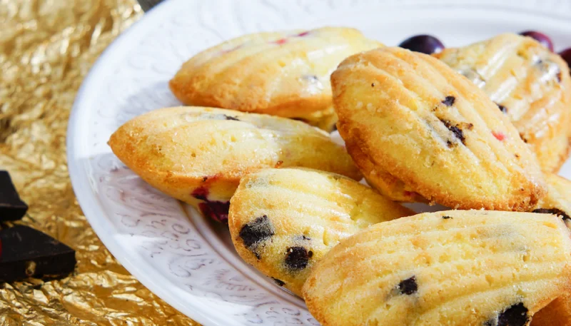 Madeleines aux pépites de chocolat
