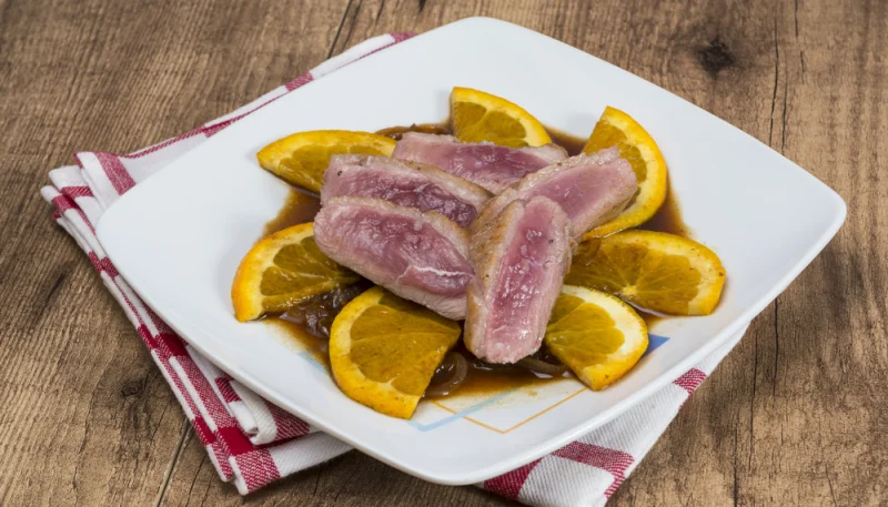 Magrets de canard à l'orange