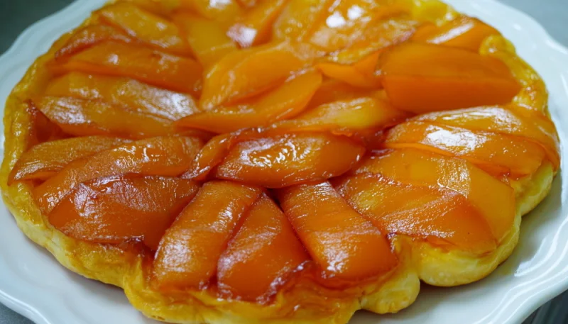 Tarte tatin à la mangue