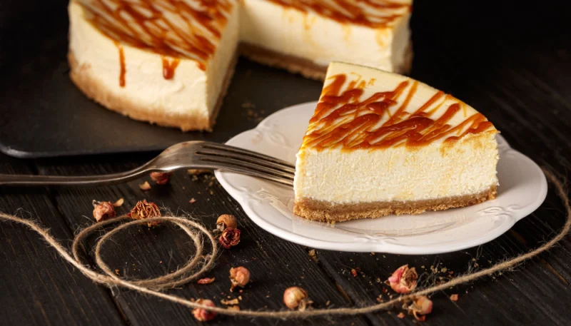 Cheesecake au caramel beurre salé