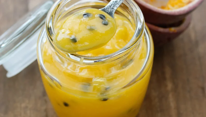 Crème de fruits de la passion