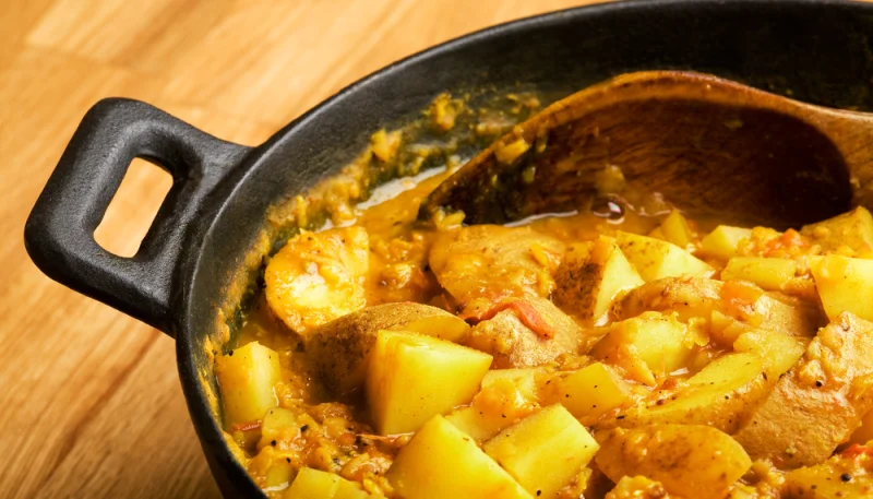 Curry de pommes de terre