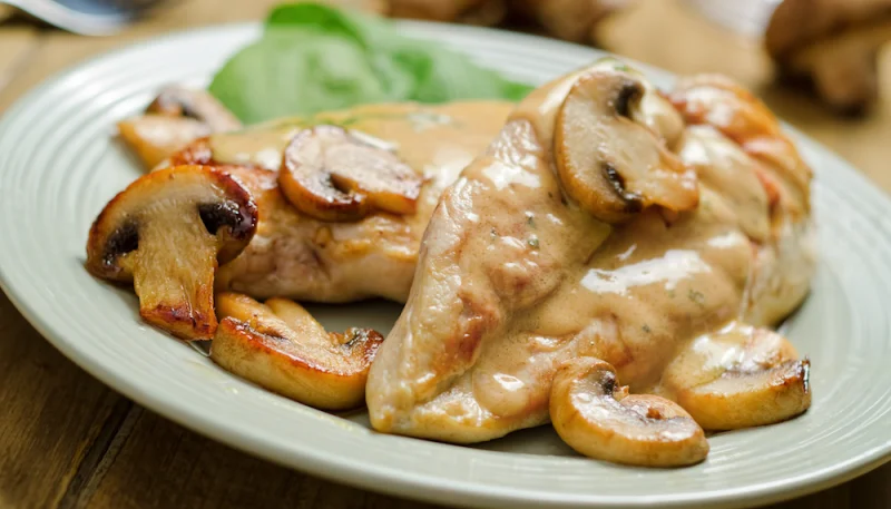 Escalopes de dinde à la normande