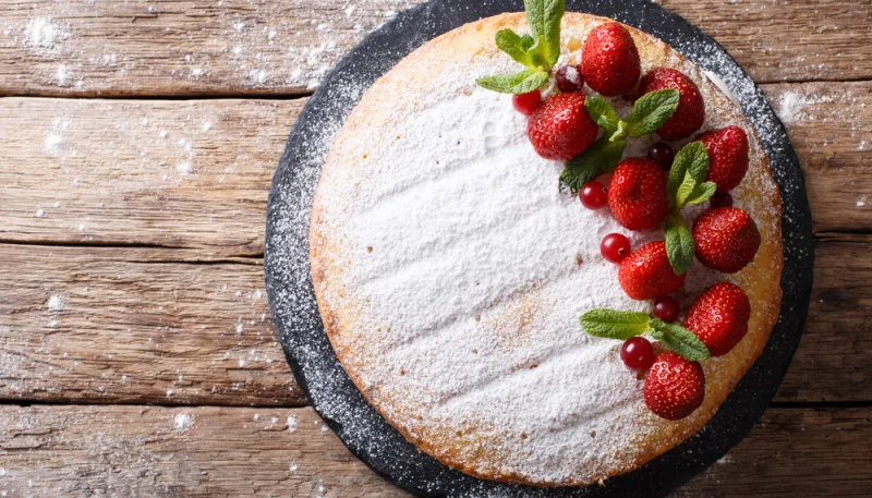 Gâteau magique banane et noix de coco