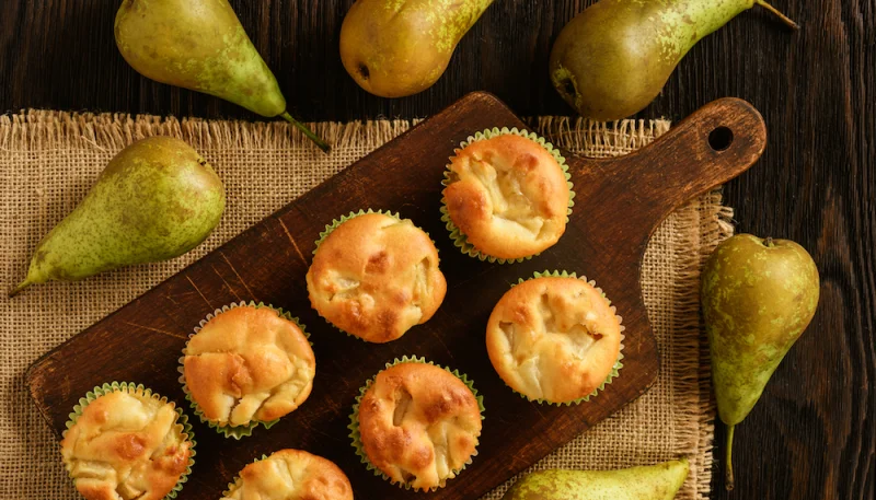 Muffins aux poires