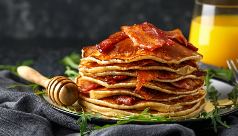 Pancakes au miel