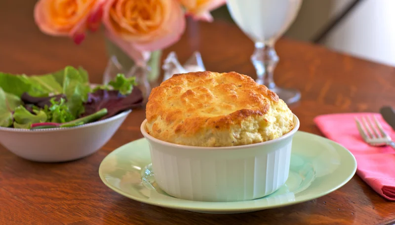 Soufflés au saumon fumé