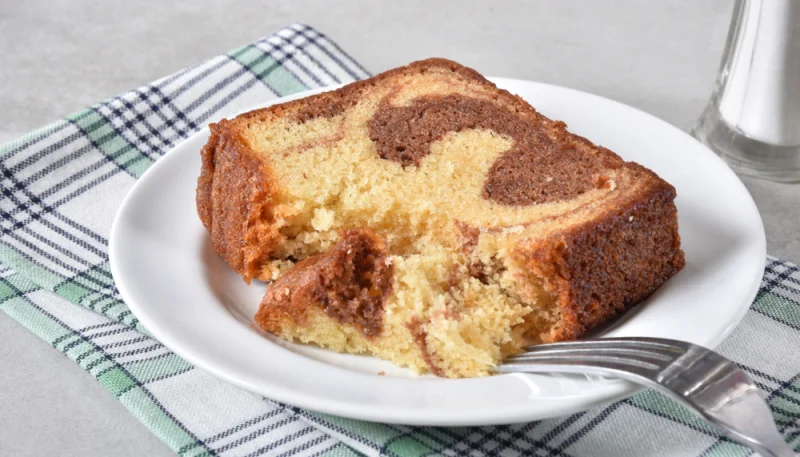 Cake marbré aux spéculoos