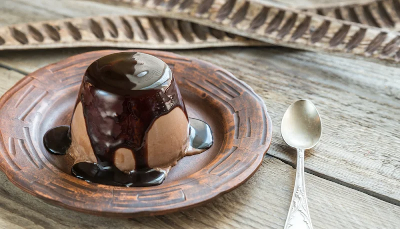 Panna cotta au chocolat