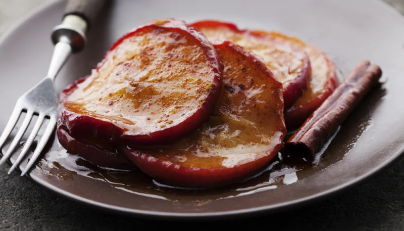 Pommes poêlées au caramel