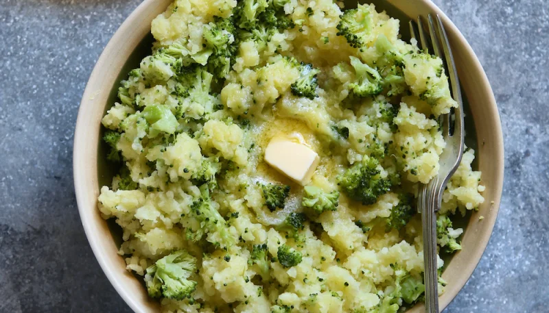 Purée de brocolis et pommes de terre