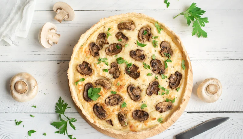 Quiche aux champignons