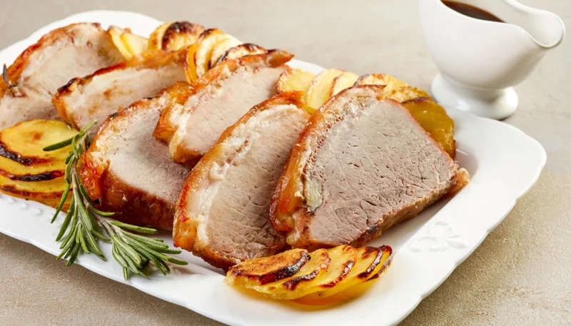 Rôti de porc au lait
