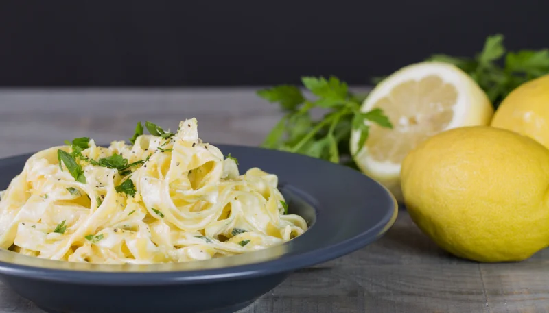Tagliatelles au citron et parmesan