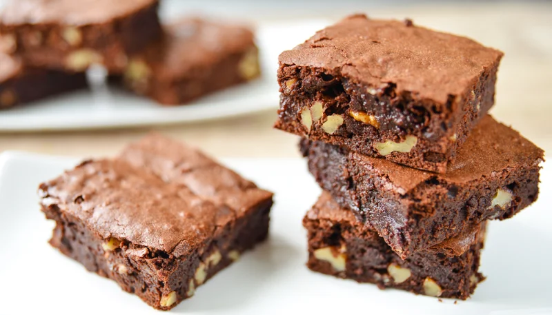Brownies au chocolat au lait et noisettes