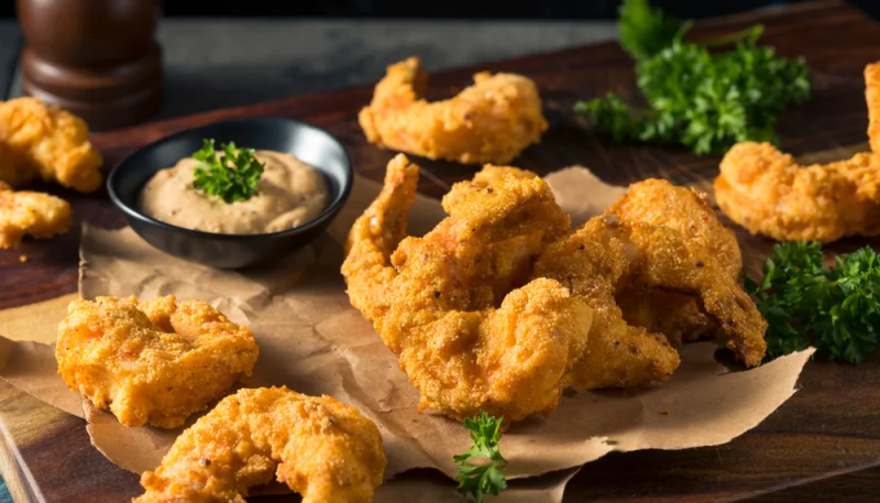 Crevettes panées