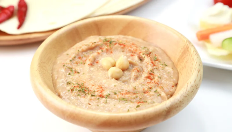 Houmous de lentilles corail