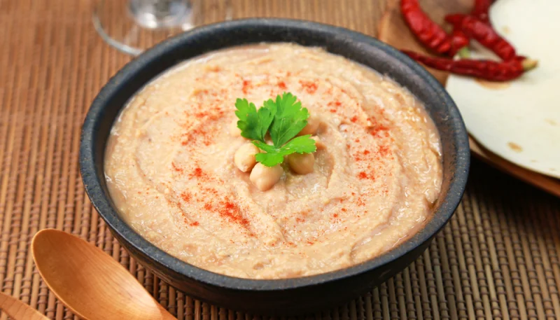 Houmous aux poivrons rouges