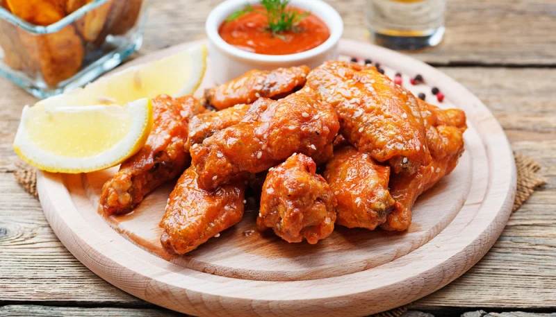 Pilons de poulet au miel au four