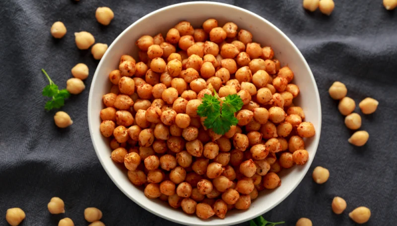 Pois chiches grillés