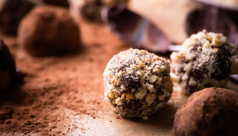 Truffes choco-praliné