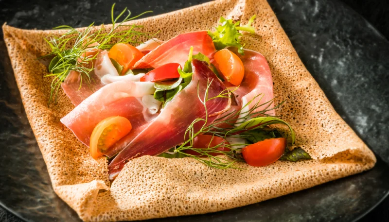 Galettes de sarrasin à la coppa