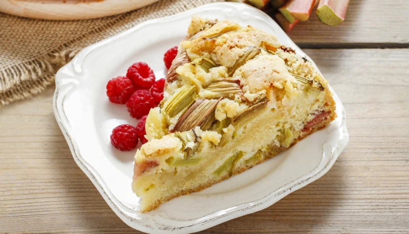 Gâteau à la rhubarbe