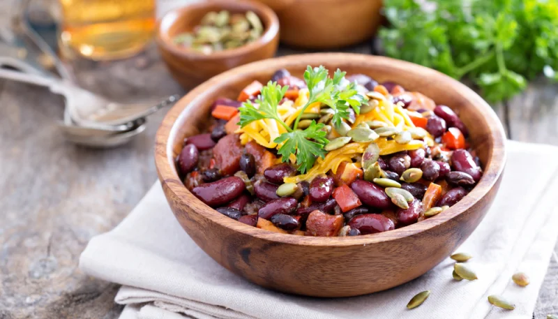 Salade de haricots rouges