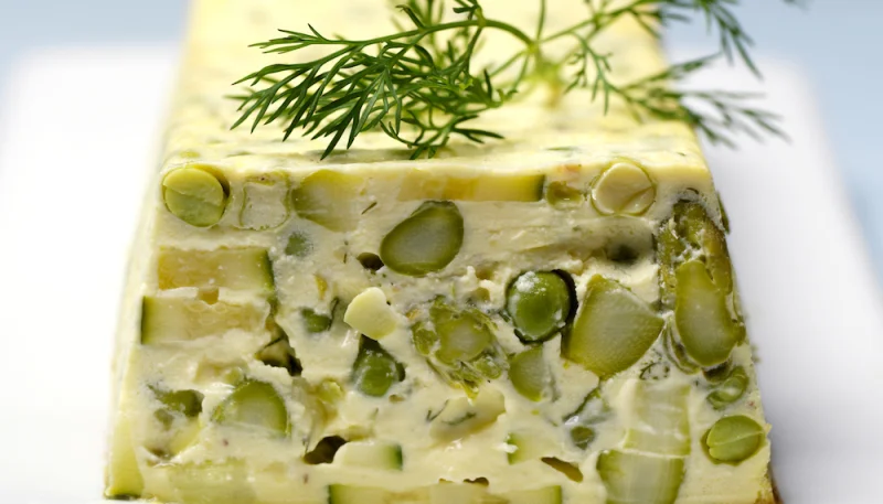 Terrine de légumes verts