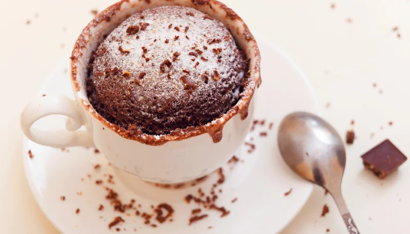Mugcake chocolat noisette