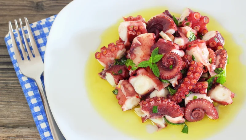 Salade de poulpe