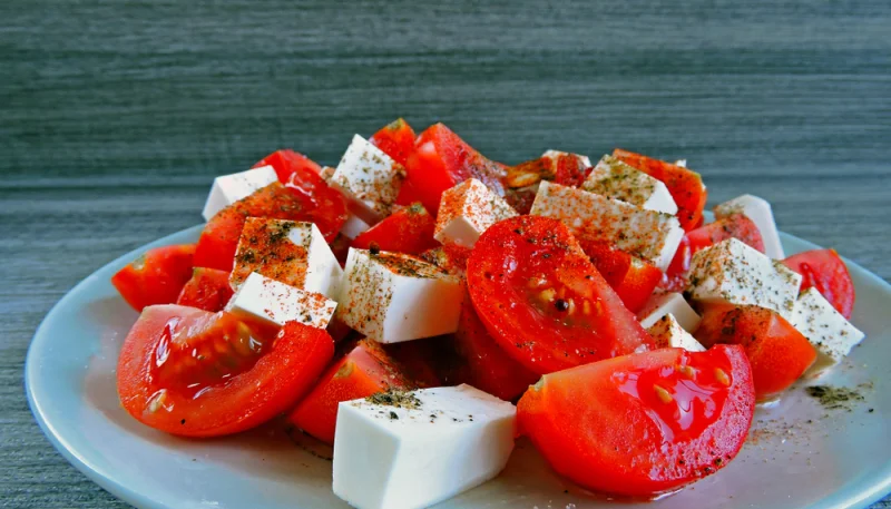 Salade de tomates à la feta