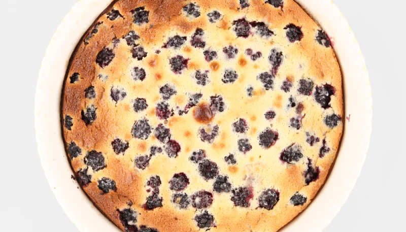 Clafoutis aux mûres