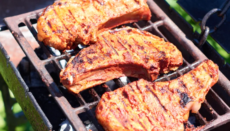Côtes de porc au barbecue