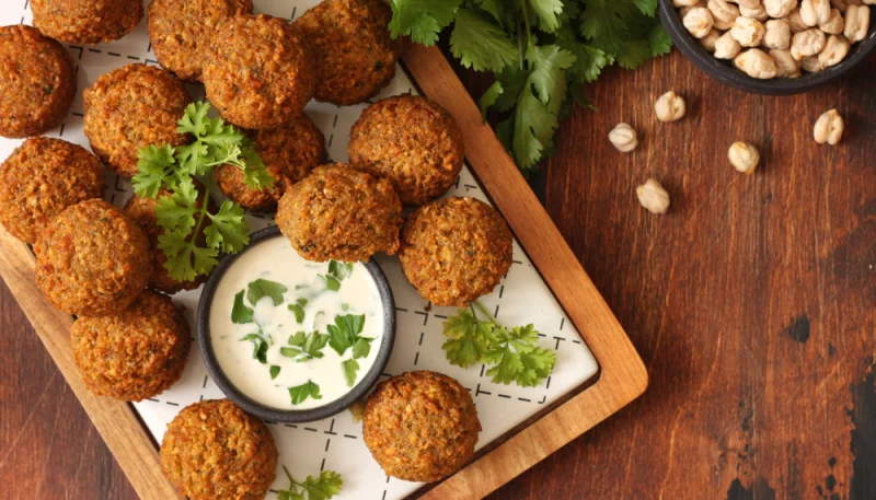Falafels à la moutarde