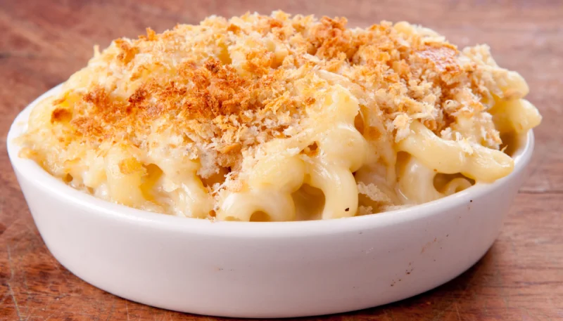 Gratin de macaronis au fromage