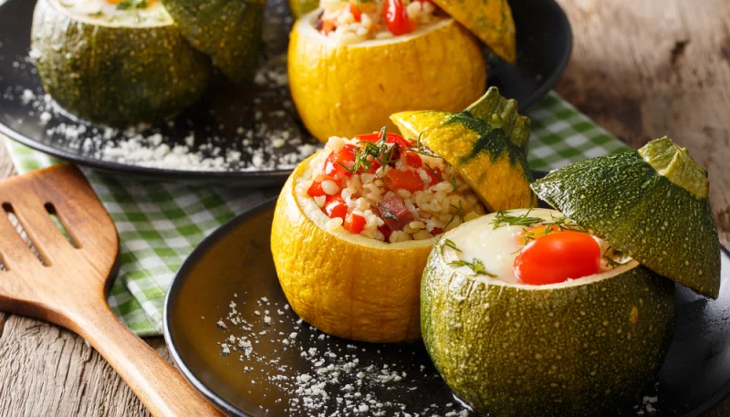 Oeufs en cocotte de courgette