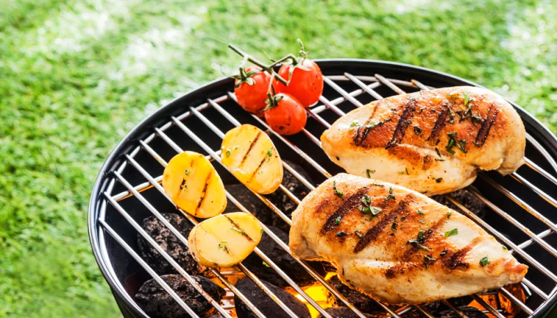 Escalopes de poulet au barbecue