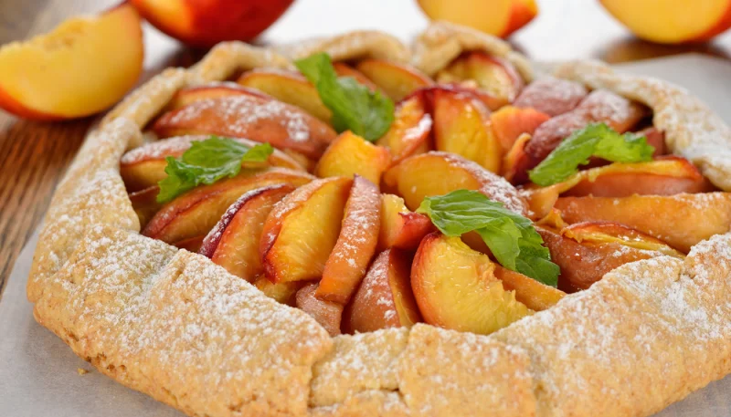 Tarte rustique aux nectarines