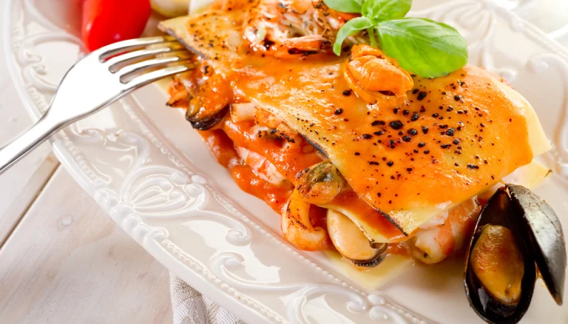 Lasagnes aux fruits de mer