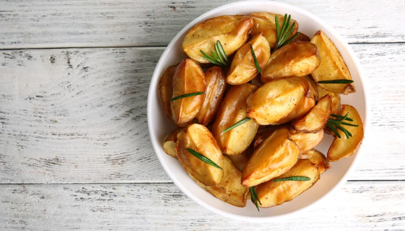 Pommes de terre soufflées